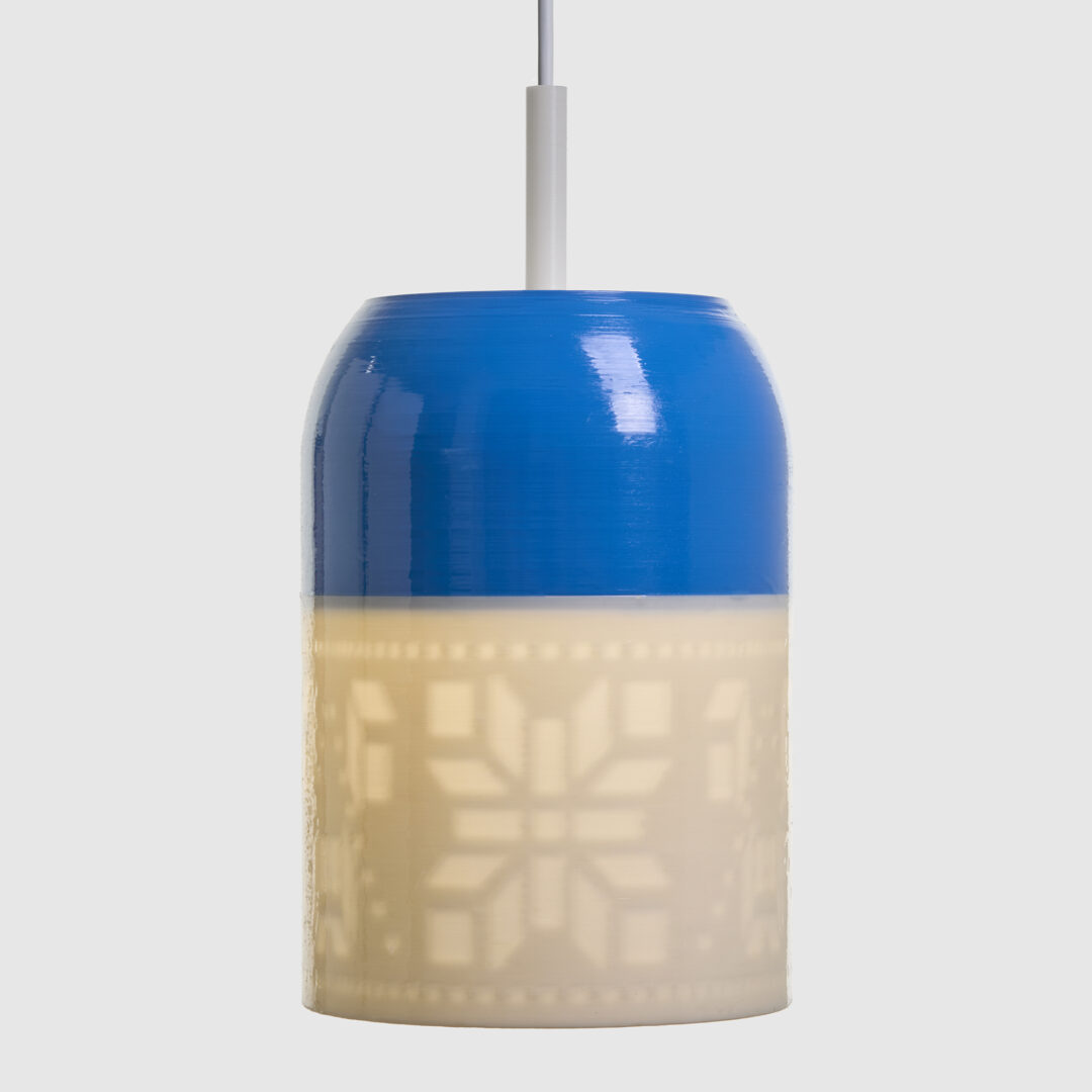 Needlework Blue