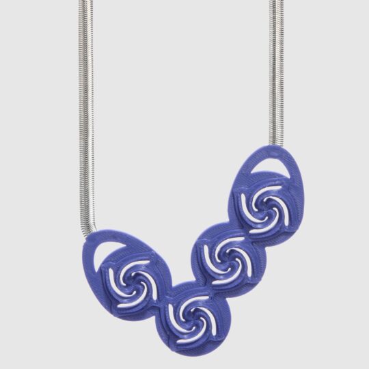 Rose Necklace Purple